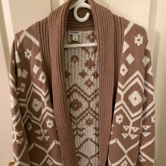 Thick & Long Printed Cardigan - Picture 1 of 2